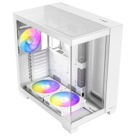 Antec C8 ARGB 白 顯卡長44/CPU高17.5/分艙設計/全景玻璃透側/E-ATX