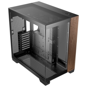 Antec C8 Wood(木紋) 黑 顯卡長44/CPU高17.5/分艙設計/全景玻璃透側/E-ATX