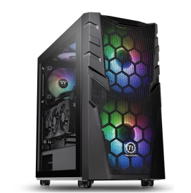 Commander C32 TG ARGB中直立式強化玻璃機殼(黑)