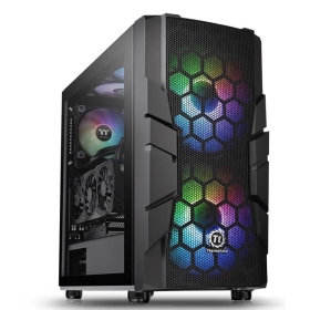 Commander C33 TG ARGB中直立式強化玻璃機殼(黑)