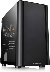 曜越 Mid Tower V150 TG 小型機殼 黑/強化玻璃/顯卡長 35/CPU高15.5/M-ATX(CA-1R1-00S1WN-00)附後置一顆風扇