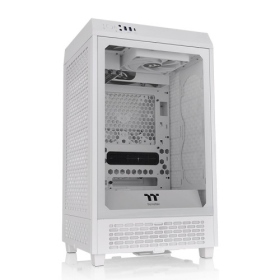曜越 The Tower 200 白 顯卡長38/CPU高20/全景直立式/玻璃透側/ITX