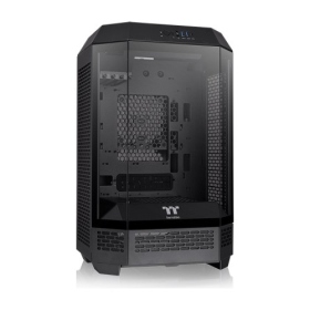曜越 The Tower 300 黑 顯卡長40/CPU高21/全景直立式/玻璃透側/支援背插/M-ATX