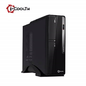 i-CoolTw 小珊瑚(黑) 顯卡長17/CPU高9/內附i-cool 400W電源【僅支援6孔M-ATX】