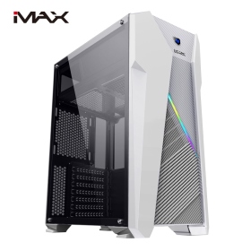 iMAX THEIA A35 白 顯卡長33/CPU高16/含RGB風扇後*1/玻璃透側/ATX