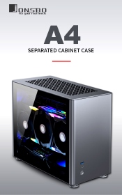 喬思伯 A4 灰(v1.1版) 顯卡長32.5/CPU高7/雙玻璃側板/含PCIe延長