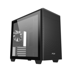 全漢 CST360 黑 顯卡長37/CPU高16.5/玻璃透側/前置Type-C/M-ATX