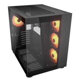 美洲獅Cougar FV150 RGB 黑 海景房機殼