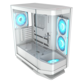 美洲獅 Cougar FV270 RGB 白 全景機殼