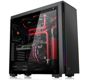 曜越 VERSA C23 TG RGB 顯卡長40/CPU高15.5/SSD*4/玻璃透側/ATX