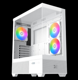 富鈞 Alphard Arctic 海景房機殼 (ATX/2U1C/PWM Fan*3)