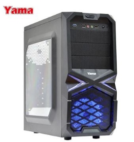 YAMA 雅瑪 黑曼巴 三大 USB3.0電腦機殼 內含一組LED風扇