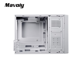 Mavoly 松聖 草莓 水果系列 機殼 電腦機箱  400w power(白色 USB