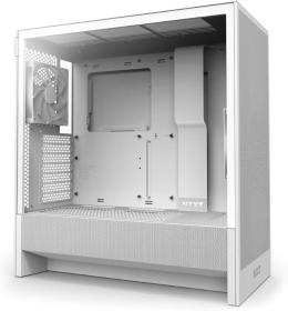 NZXT H5 Flow(2024) 白 顯卡長36.5/CPU高16.5/玻璃透側/E-ATX(H52FW-01)