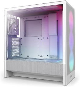 NZXT H5 Flow RGB(2024) 白 顯卡長36.5/CPU高16.5/玻璃透側/E-ATX(H52FW-R1)