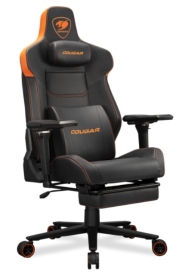 【COUGAR 美洲獅】Armor Evo M 電競椅(黑橘)/5D可調式扶手/可伸