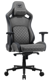 Cougar Defensor S JetGray F 電競椅(鐵灰)(類皮紋)/高級腰部支