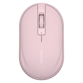 Cherry Mw5180 無線滑鼠(粉)/2.4g-藍芽5.1/磁吸背板/76g/磨砂霧面