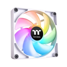 曜越 CT120 ARGB 白 12cm風扇 /雙顆裝/可串聯模組線材/2000RPM/PWM/2年保