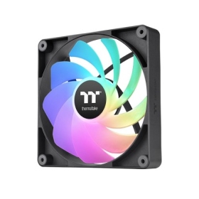 曜越 CT120 ARGB 黑 12cm 反向扇/雙顆裝/可串聯模組線材/2000RPM/PWM/2年保