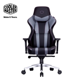 Cooler Master Caliber X2 電競椅(灰)/透氣PU材質/4D/全鋁底座/180°/加厚椅墊