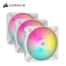 海盜船 AR120 ARGB 白 PWM/三顆裝/內含控制器(CO-9050169-WW)