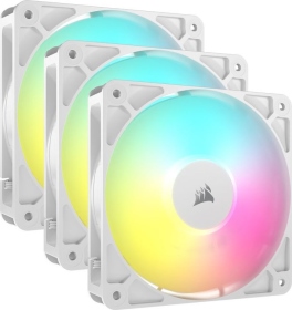 海盜船RS120 ARGB 白 PWM/三顆裝/內含控制器(CO-9050185-WW)