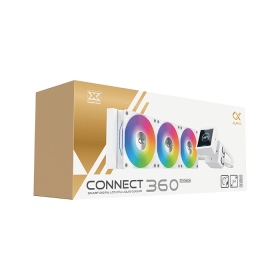 CONNECT 360 Arctic 數位顯示 一體式水冷(白)