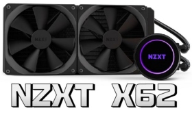 NZXT Kraken X62 28cm水冷排/RGB冷頭/6年保/轉速可控厚:6cm(冷排+風扇)