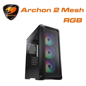 COUGAR Archon 2 Mesh RGB 黑 顯卡長31.5/CPU高17/玻璃透側/ATX