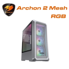 COUGAR Archon 2 Mesh RGB 白 顯卡長31.5/CPU高17/玻璃透側/ATX