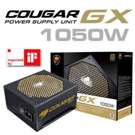 COUGAR GX1050(1050W) 雙8/金牌/5年保/半模組/CPU主線:18AWG