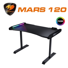Cougar Mars 120 戰神電競桌（小）/人體工學/耐刮/多功能控制台/Argb燈效