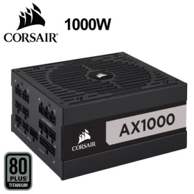 海盜船 AX1000(1000W) 雙8/鈦金/全模/10年保(CP-9020152)