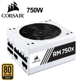 海盜船 RM750X-W(750W) 雙8/金牌/全模/全日系/白殼.線組/10年(CP