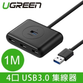 綠聯【4Port/USB3.2Gen1】USB HUB/黑(20290)