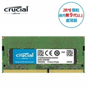 美光 NB 32GB DDR4-3200/CL22 (2048*8)(CT32G4SFD832A)新顆粒，通用9代跟Zen以上CPU