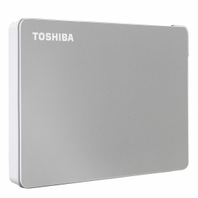 Toshiba 2TB(銀)Canvio Flex適用Mac Windows PC/平板(USB3.2/Type-C /三年)