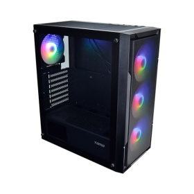 Montech 追光 黑 顯卡長34/CPU高16/預裝4顆風扇/ATX