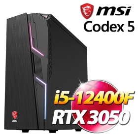 微星 MAG Codex 5 12TH【1216TW】i5-12400F/8G/512G SSD+1T/WIN11【RTX 3050】