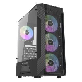 darkFlash LEO獅子座 顯卡長33/CPU高16/彩虹風扇*4/玻璃透側/ATX