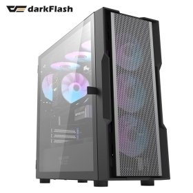 darkFlash DK431 黑 顯卡長40/CPU高16/側掀玻璃/右側風口/E-ATX