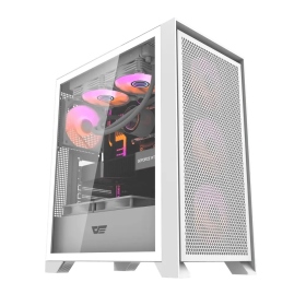 darkFlash DRX70 白 顯卡長35/CPU高18/玻璃透側/磁吸面板/顯卡支架/ATX