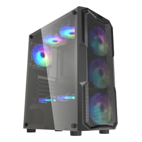 darkFlash Aquarius 水瓶座 黑 顯卡長33/CPU高16(不含風扇)/壓克力透側/ATX