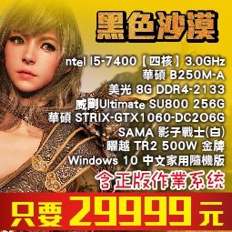黑色沙漠專用機 含正版WINDOWS10