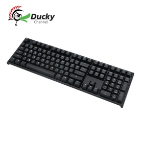 Ducky One 2 魅影黑 機械式鍵盤/有線/茶軸/中文/PBT(DKON1808-BTWPDAABW)