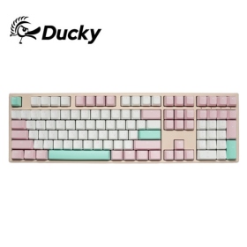 Ducky Zero 9108 芝芝桃桃 機械式鍵盤 青軸/中文/Pbt/二色/芝芝桃桃配色/無光