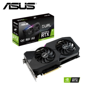 【限搭機】華碩 DUAL-RTX3060Ti-8G(1695MHz/26.9cm/註四年/雙風扇)