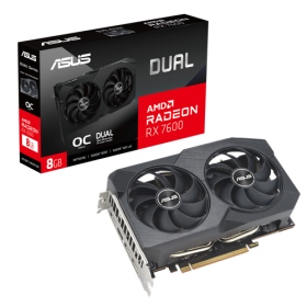 華碩 DUAL-RX7600-O8G-V2(2715MHz/20.5cm/雙風扇/註四年)