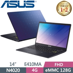 華碩 E410MA-0811BN4020(夢想籃)(Celeron N4020/4G/128G/UMA) 無包鼠/抗疫專機